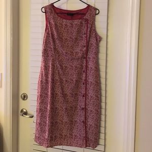 Modcloth Liza Luxe Red and white dress size XL