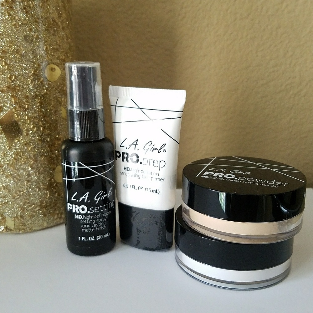 4x LA Girl Prime & Set Face Makeup