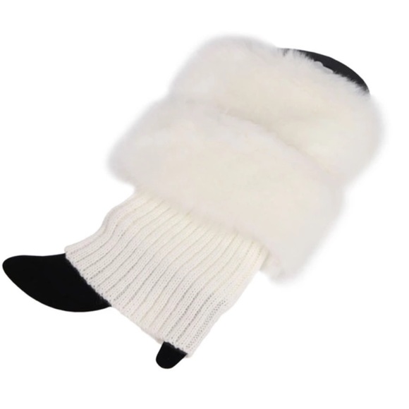 2-for-1 BOGOWarm Winter Fur Cuff Knit Boot Toppers - Picture 3 of 8