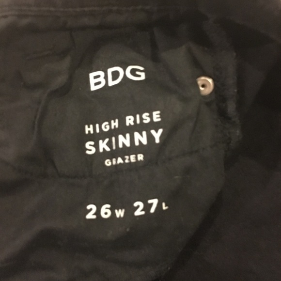 Urban Outfitters Denim - Black High Rise Skinny Jeans. Worn once.