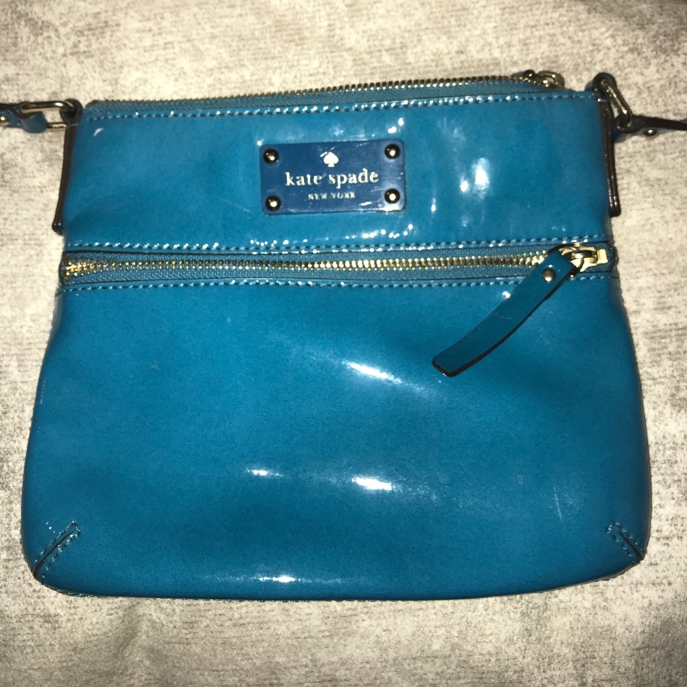 Blue Kate Spade Crossbody bag