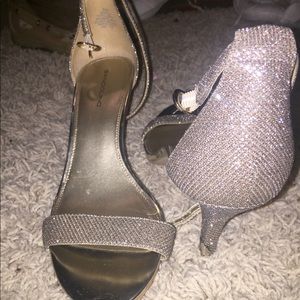 Silver pumps!
