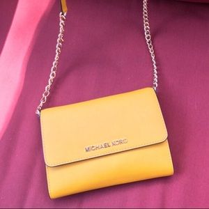 Authentic Micheal Kors crossbody and clutch combo