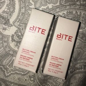 Set of 2 Bite Beauty Butter Cream Lipsticks