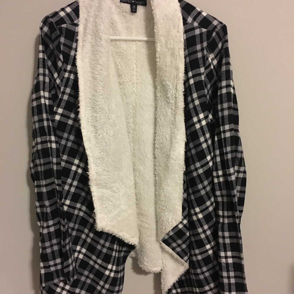 Plaid cardigan