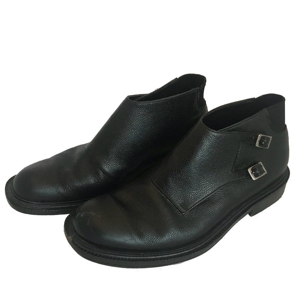 Giorgio Armani Men’s Leather Moto Boot