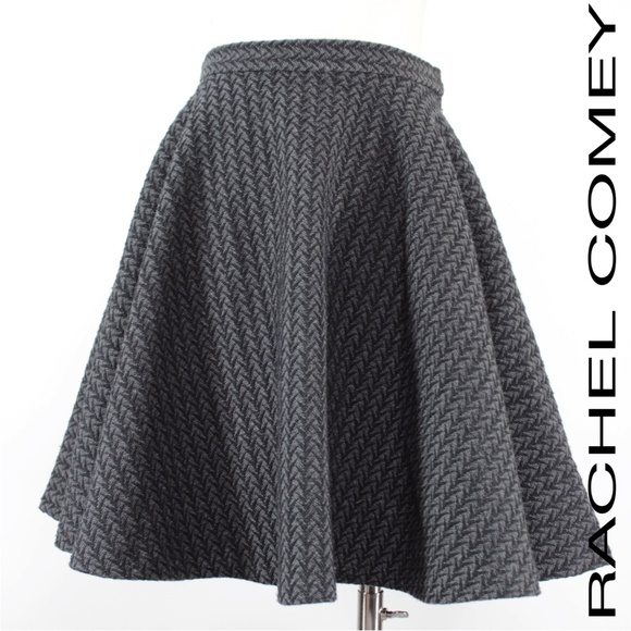 Rachel Comey Dresses & Skirts - Rachel Comey Herringbone Wool Circle Skirt S - 12