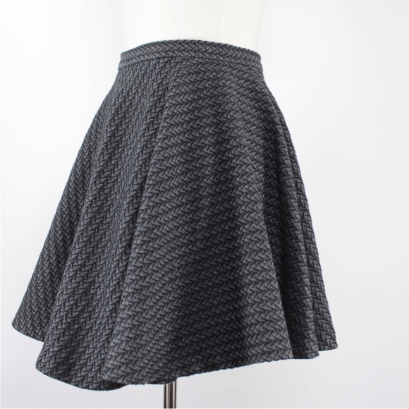 Rachel Comey Herringbone Wool Circle Skirt S - 12 - Picture 4 of 7
