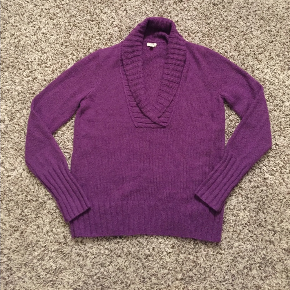 J. Crew purple sweater