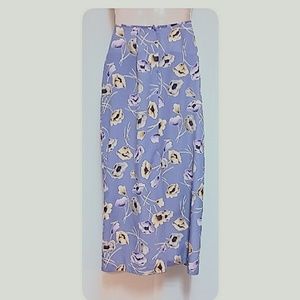 Le Belle Skirts - La Belle Floral Lavender Maxi-Skirt Junior Size 9 Le Belle Skirts - La Belle Floral Lavender Maxi-Skirt Junior Size 9