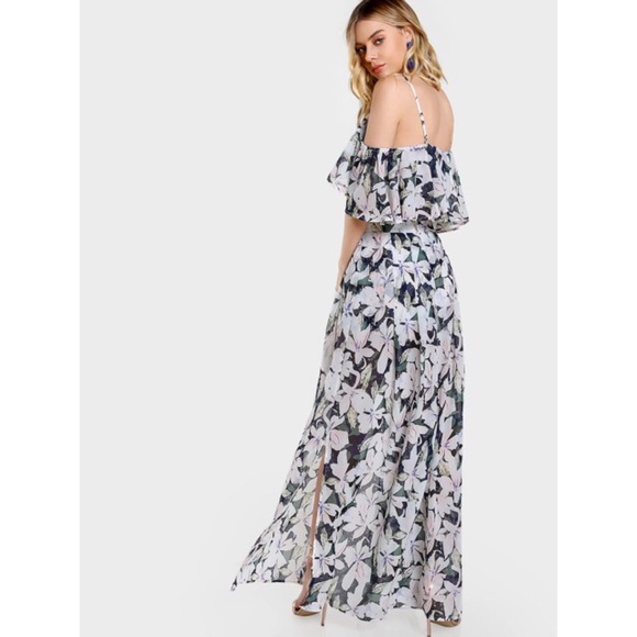 ☀️ Floral Crop Top & Maxi Shorts Set - Picture 6 of 8