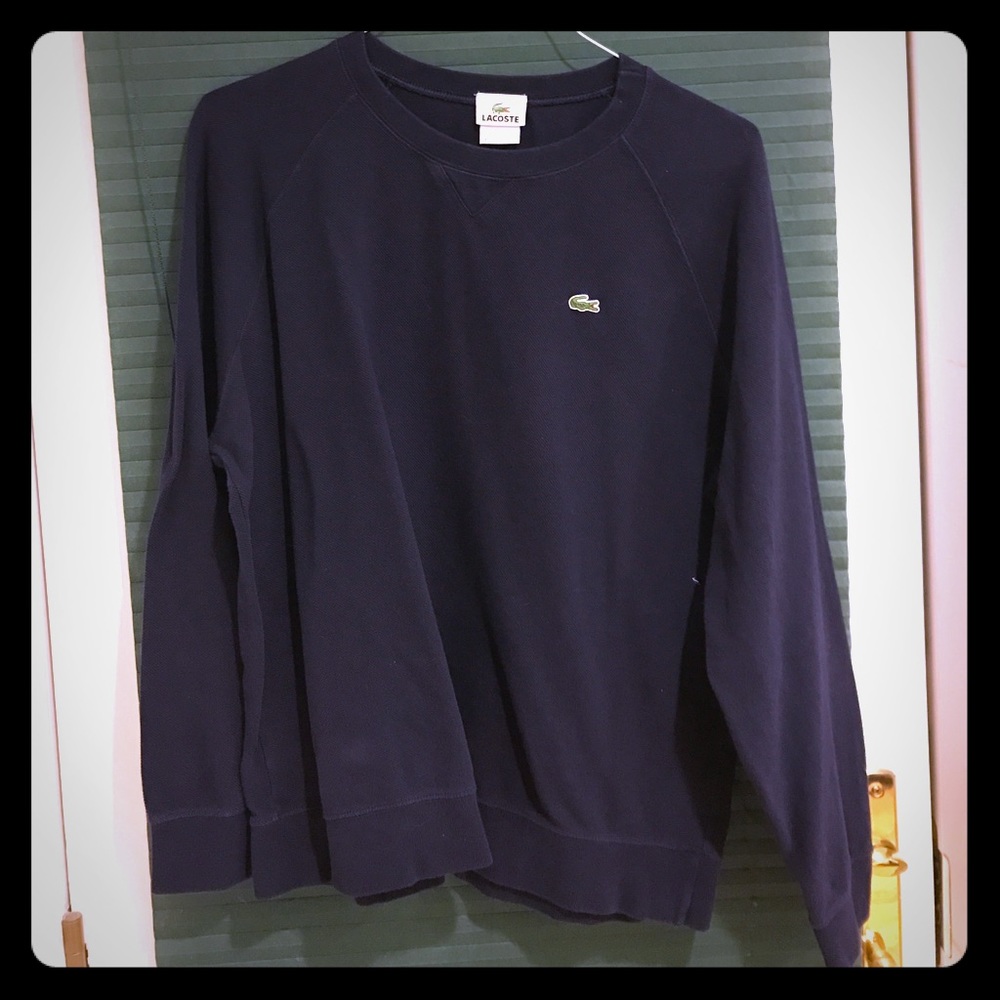 Lacoste sweater (navy blue)