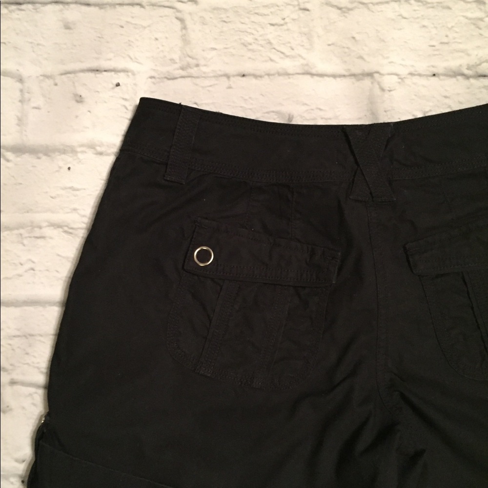 White House Black Market Black Cotton Shorts - Picture 5 of 7