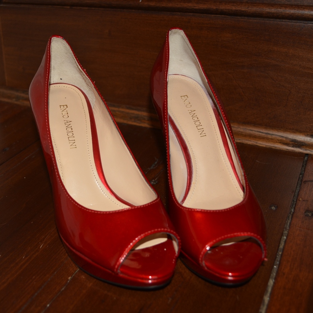 Enzo Angiolini Red Heels
