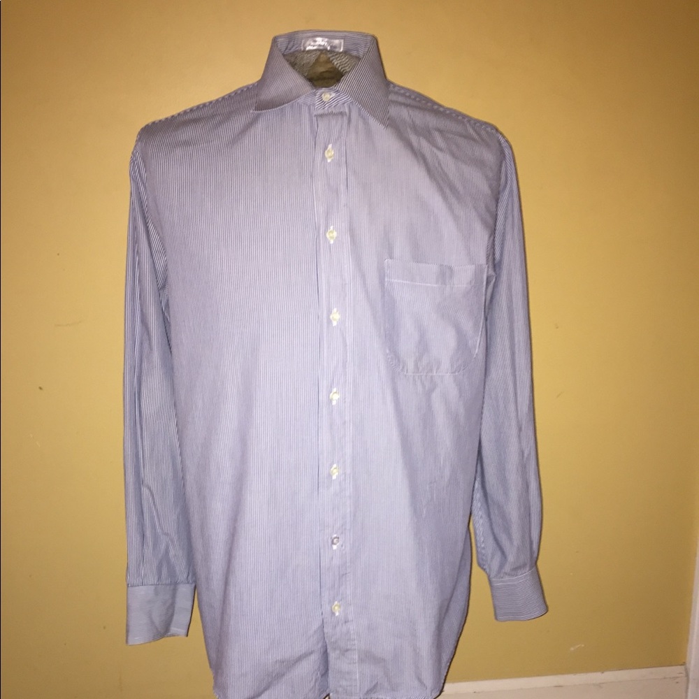 MEN'S BURBERRY LONG SLEEVE DRESS SHIRT 16X35