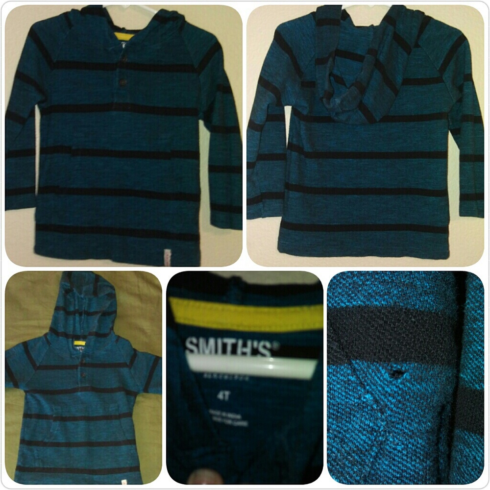 ⭐4 for $15⭐ 4T Boys Long Sleeve Hooded Shirt