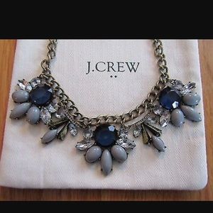 J. Crew Blue Statement Necklace