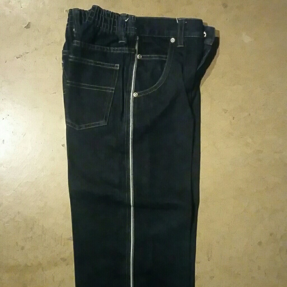 "Boy's Utility Blue Jeans"