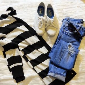 Black and White Cardigan