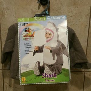 Infant 0-6 3-6 mos Shark Halloween Costume
