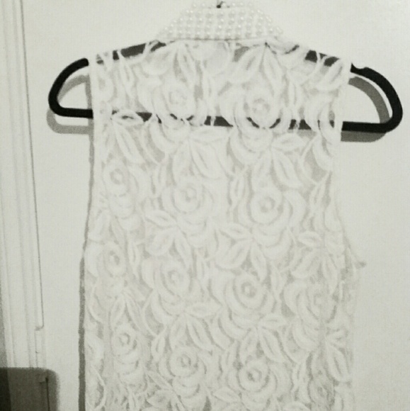 Mesh White Top - Picture 3 of 3