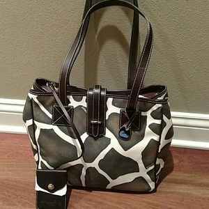 Dooney & Burke Giraffe Print Tote