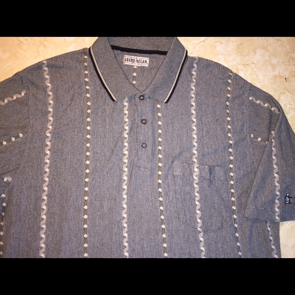 Men's Grand Slam Penguin golf shirt XL