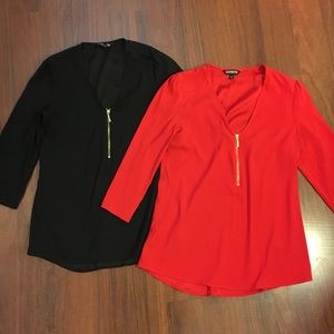 Express Zip Up Blouse Bundle