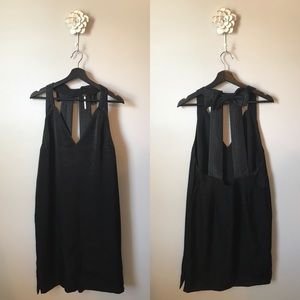 NEW Free People Satin-ish Bow Back Dress