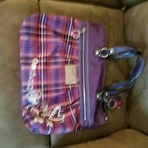 Original Coach Tartan Poppy Purse