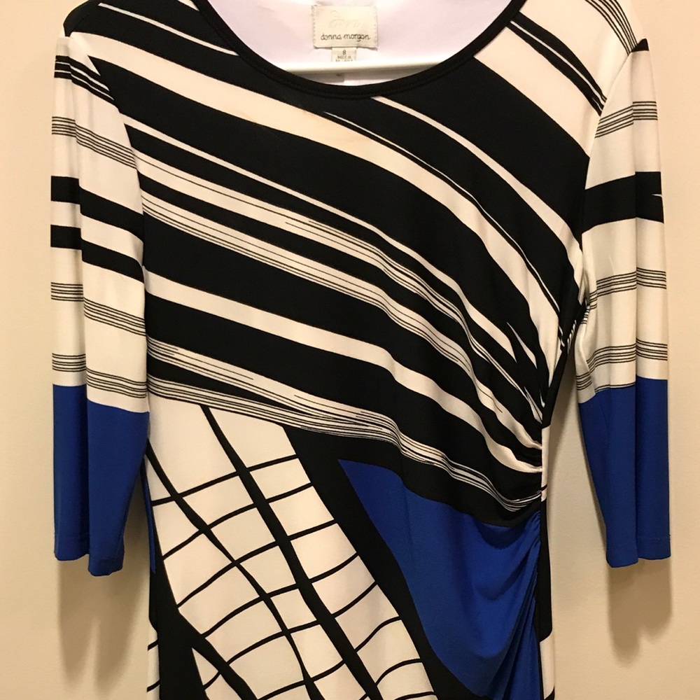 Donna Morgan abstract print dress