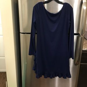 NWT- long sleeve navy Susana Monaco dress XL