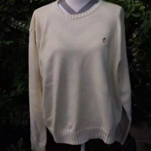 White 100% Cotton Crew Neck Size XL Men's