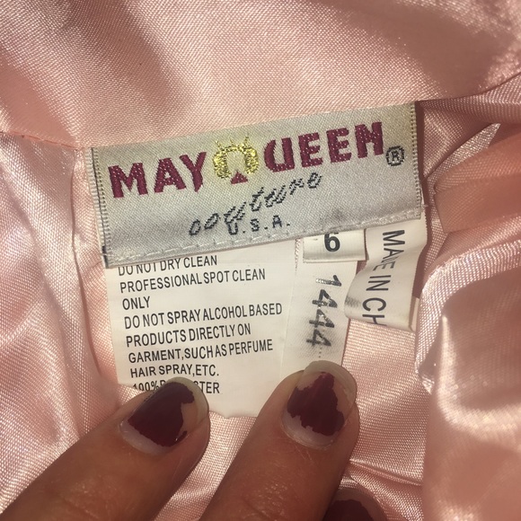 SOLD!! 2 piece beaded prom dress - Picture 6 of 7