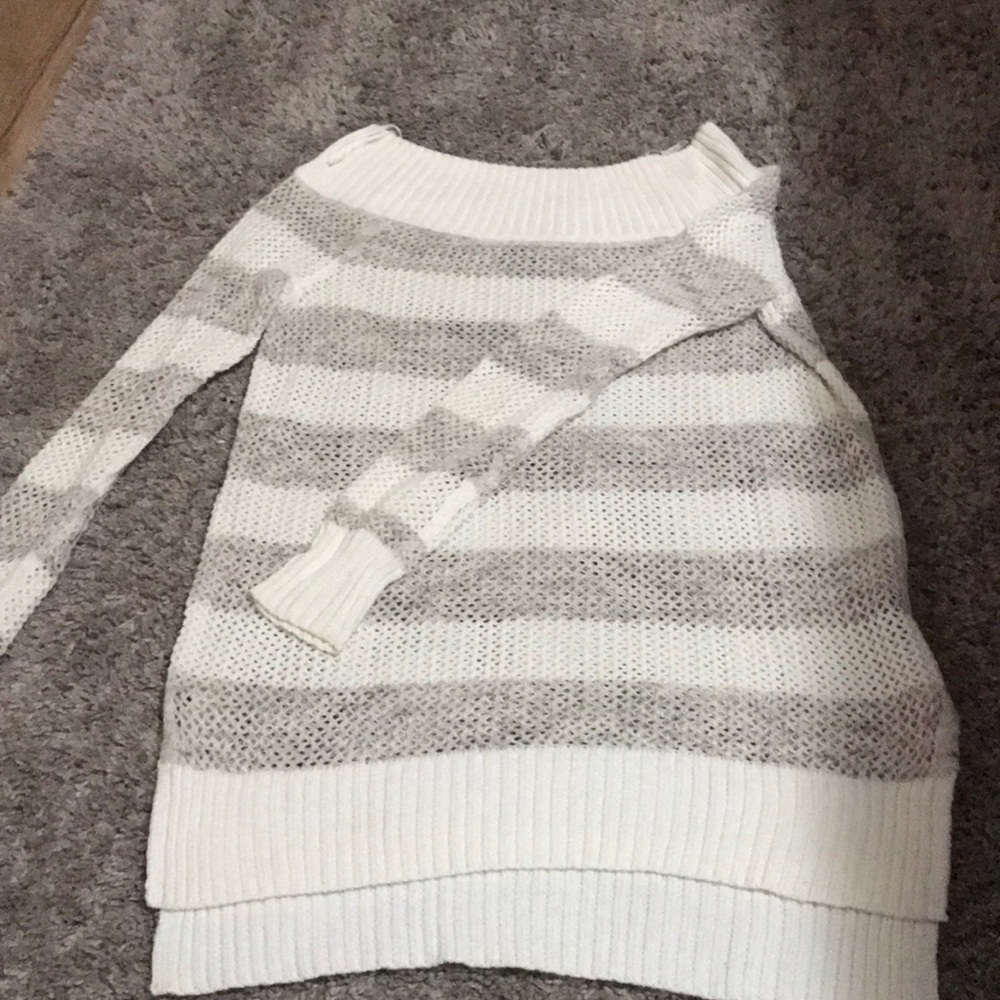 Off the shoulder sweater