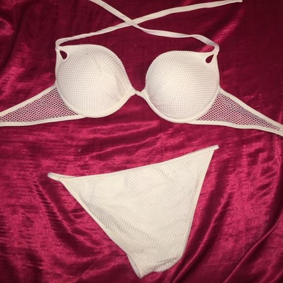 White lace Victoria secret bikini - Picture 2 of 2