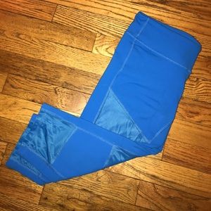 Alo Yoga Electric Blue Crop Pants Size Large