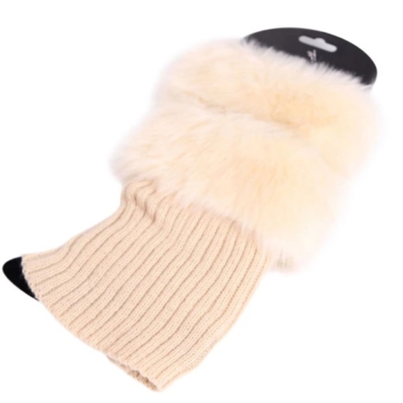 2-for-1 BOGOWarm Winter Fur Cuff Knit Boot Toppers - Picture 3 of 8