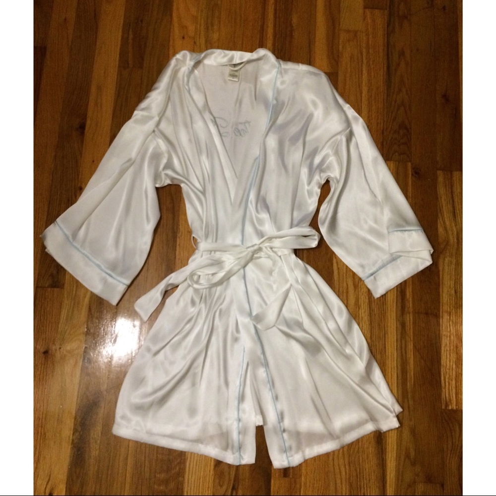 Bride robe & shorts set