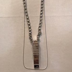 Eddie Borgo Whistle Necklace on double chain