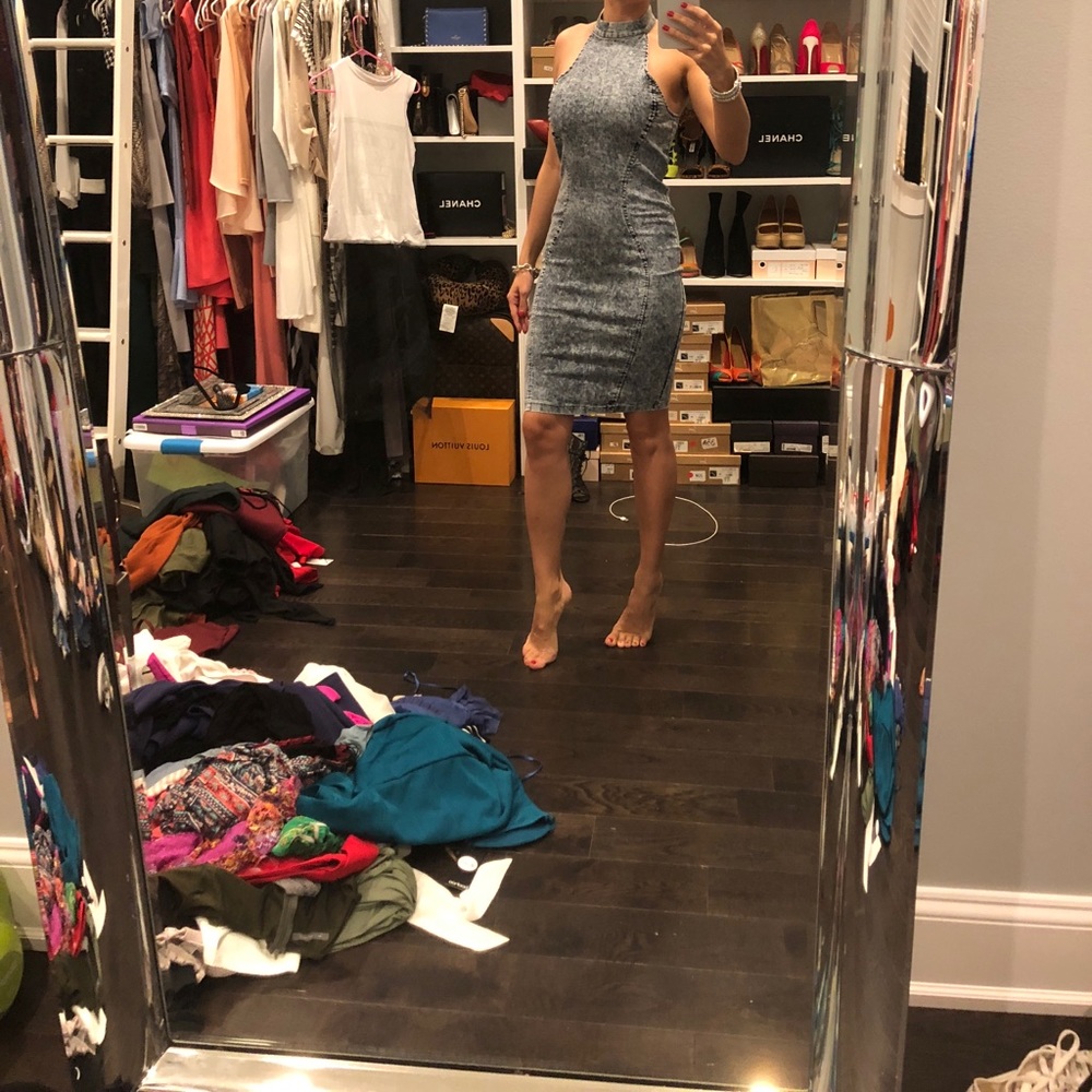 denim dress