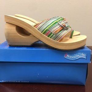 Skechers Rainbow Multicolor Wedge Sandals