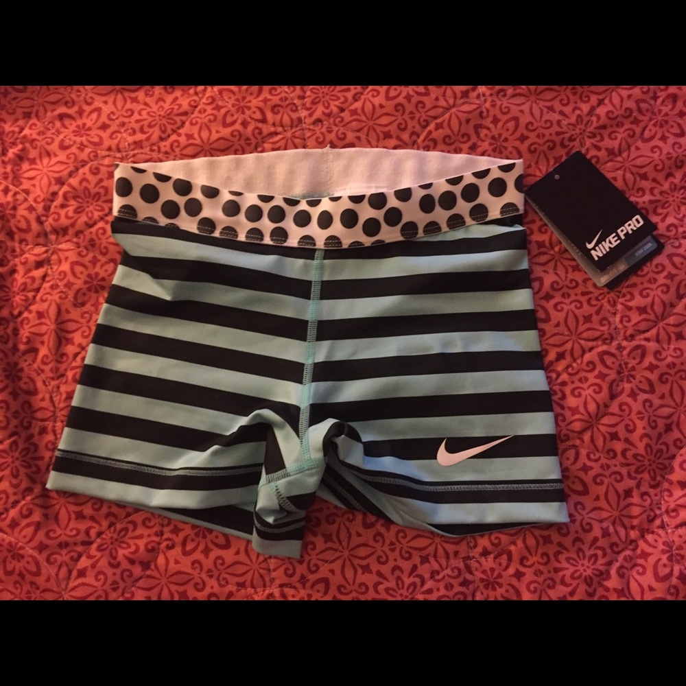 Tiffany Blue and Black Nike Pros