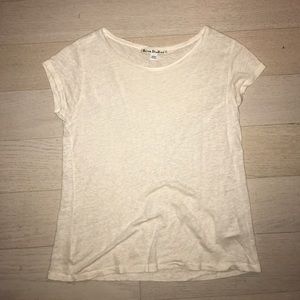 Acne off white tee