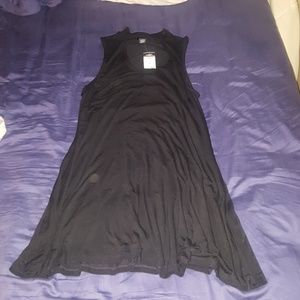 Black choker dress