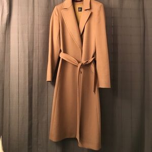 Camel 100% Cashmere coat