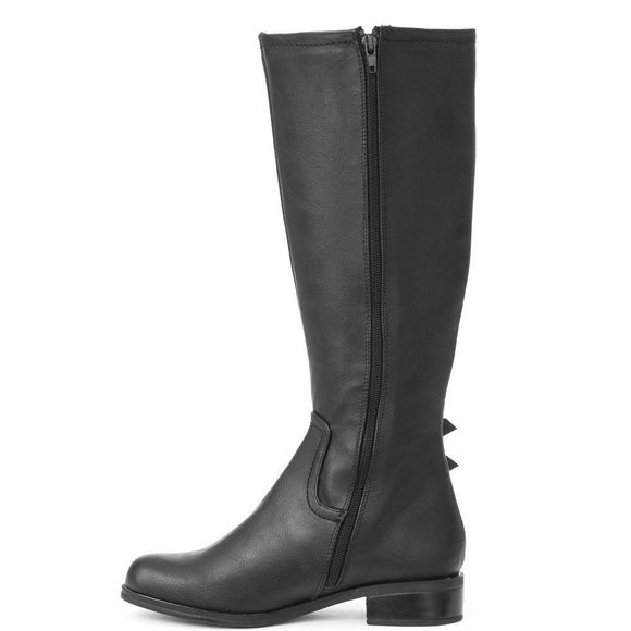 tycoon-black-knee hi boots - Picture 4 of 6