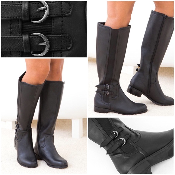 tycoon-black-knee hi boots - Picture 6 of 6