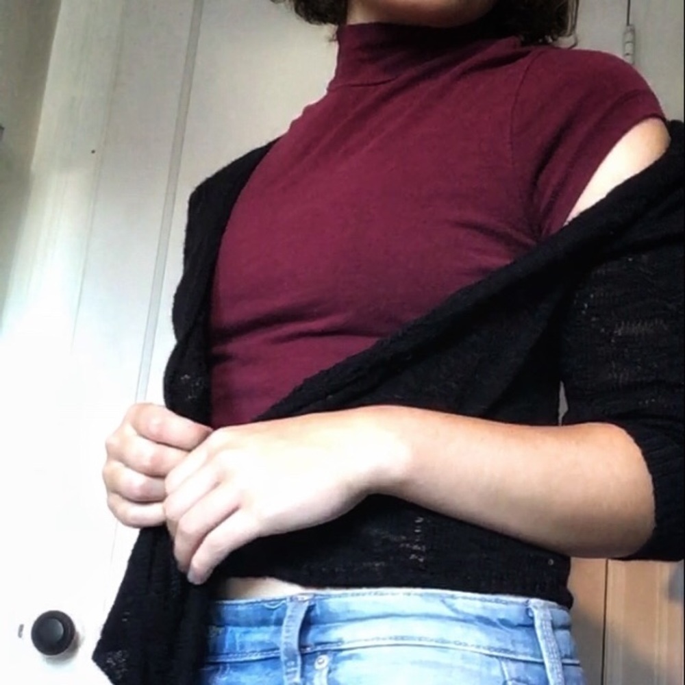 Light black cardigan