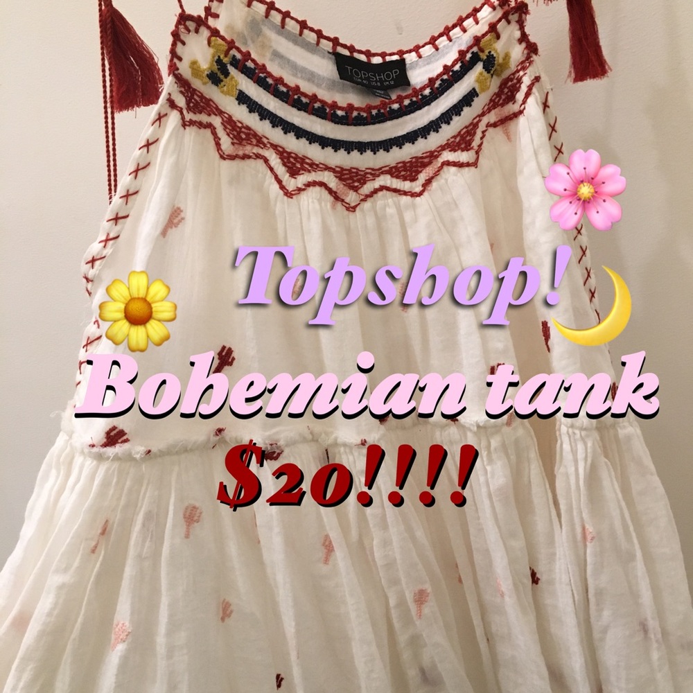Flowy and "boho chic" tank top from topshop!